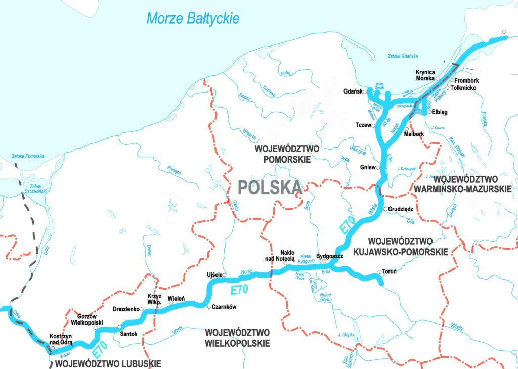 Signing a declaration of cooperation on IWW E70 within Poland