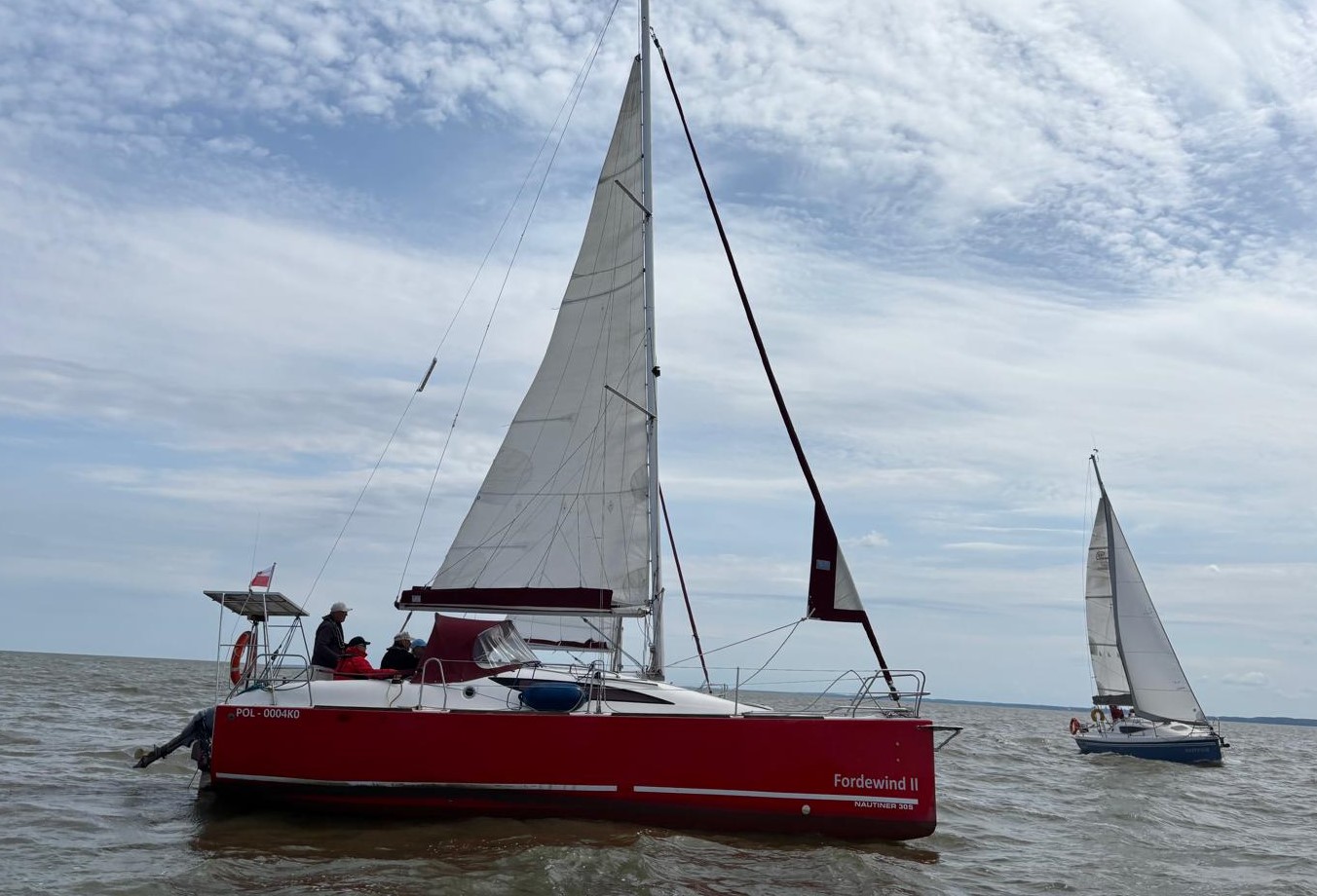 Sailing competition on Vistula Lagoon